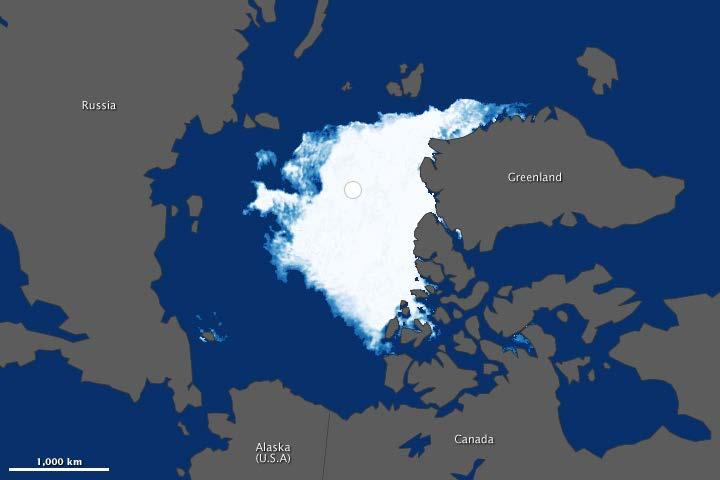 Changes in Arctic Sea Ice Minimum 1984