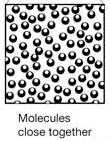 Molecules that are warmer have more energy They move more rapidly and spread far apart This makes warmer air masses