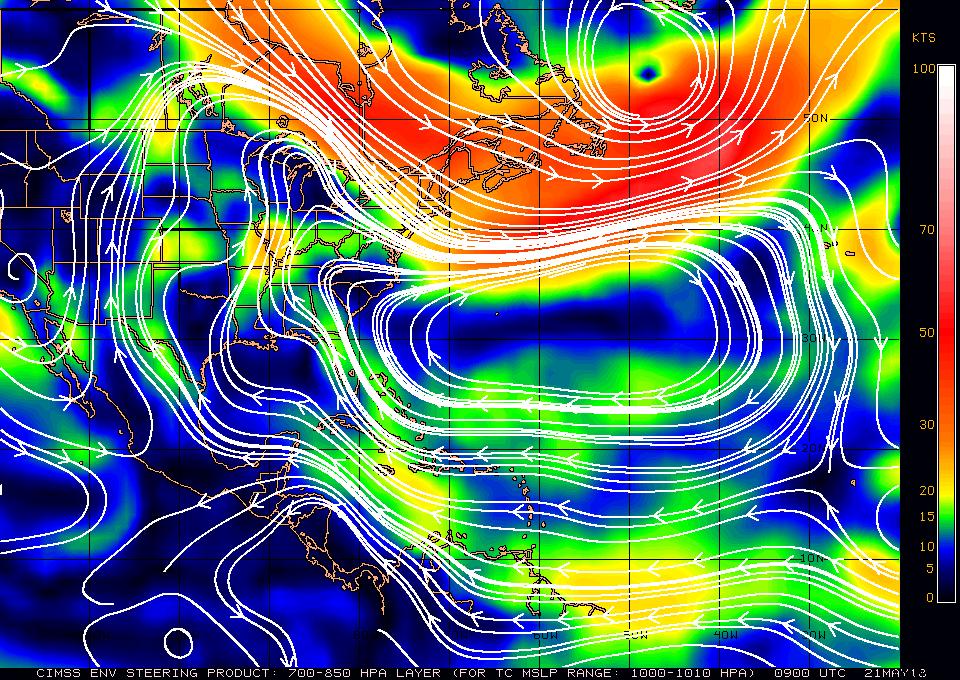 Steering Currents A large high pressure