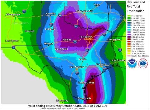 Extended Thursday - Friday Forecast Heavy rain potential