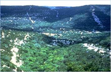 Drainage Zone of Edwards Aquifer Located north and west of the aquifer in the region referred to as the Edwards Plateau