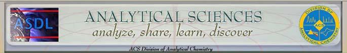 LETTER FROM THE CHAIR ACS - DAC DIVISION NEWSLETTER September 2013 Dear Members, analytical chemistry.