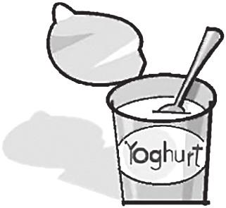 16 Ying eats some yoghurt. Give your fraction in its simplest form. (b) Work out the total amount of calcium that Ying should have each day.