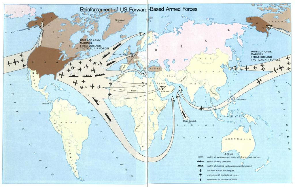 US WW II Military Map Use of symbolization and arrows.