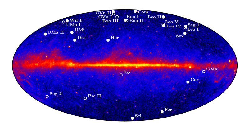 Overcoming backgrounds Strategy 1: Search for a gamma-ray excess with the spatial