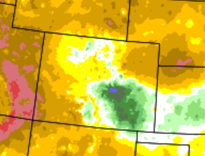 One of the wettest areas during the month was in and around Colorado Springs and parts of El Paso County. Oct. Precip (in.
