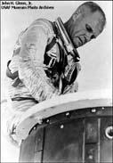 The first human space flight on April 12, 1961, of Yuri Gagarin in Vostok I Vostok I Yuri Gagarin Project Mercury was the United states