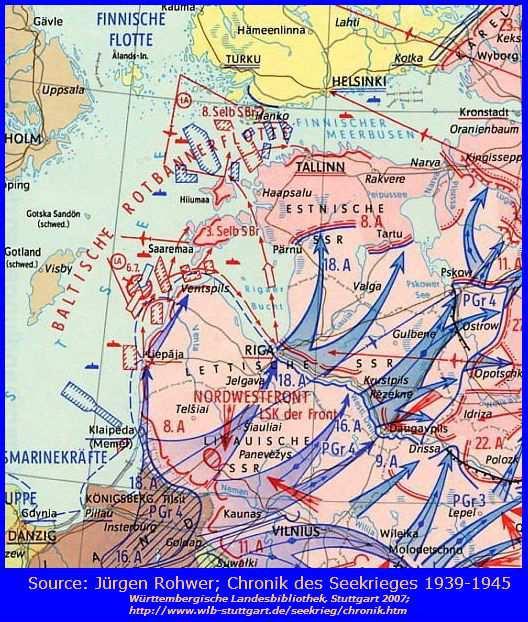 Baltic naval war activities since June 1941 are poorly documented and investigated.