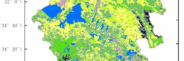 And the actual state of grass cover in year 2003 was showed in Fig. 8.
