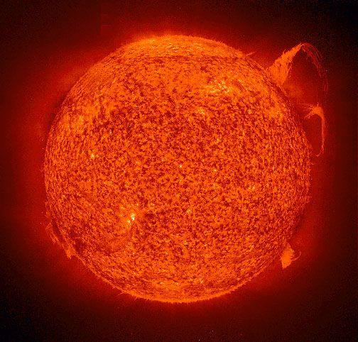 PRE-LESSON Engage Explore Explain Evaluate Extend Transparency #1: The Sun Our sun is a star a hot ball of burning gases that
