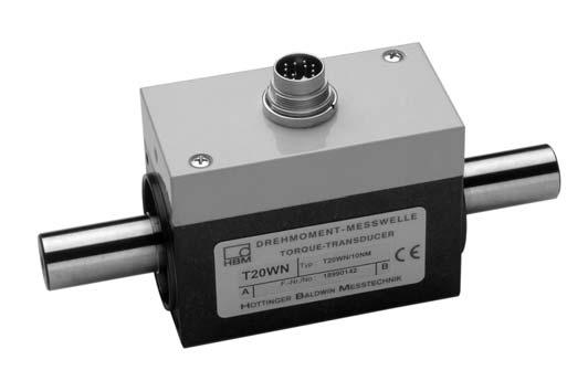 T20WN Torque transducers Data Sheet Special features - Nominal (rated) torques 0.1 N m, 0.2 N m, 0.