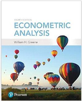 Econometrics I Professor William Greene Stern