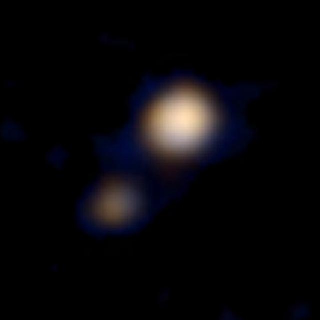 I * * * This is the first color image from the RALPH color imager on the New Horizons spacecraft.