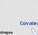 of a covalent, water molecule and