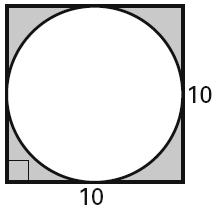 10. The ratio of the areas of two trapezoids is 81:25. Write the ratio of the lengths of the corresponding sides. 11. Find the circumference of a circle with radius 5.5 inches. 12.