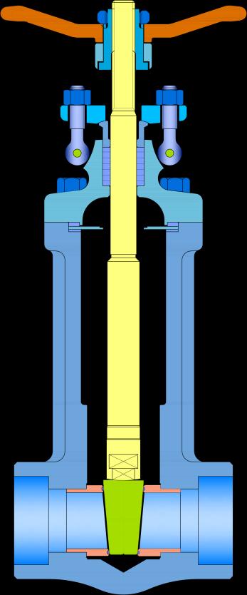 The gate valve shall have relief hole on upstream direction while the pressure may remain in the cavity;.