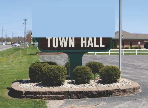 Town of Middlebury Existing 8 Town Hall Logo & Sign Colors