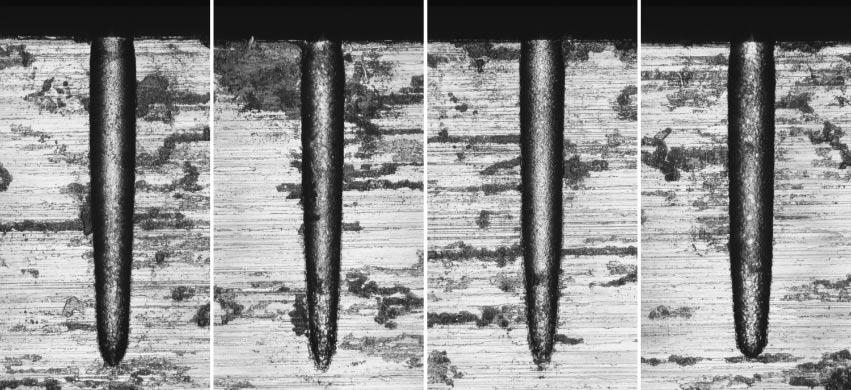 Discussion Figure 11 indicates the shape of the micro blind hole and the electrode with the drilling depth of 17 mm.