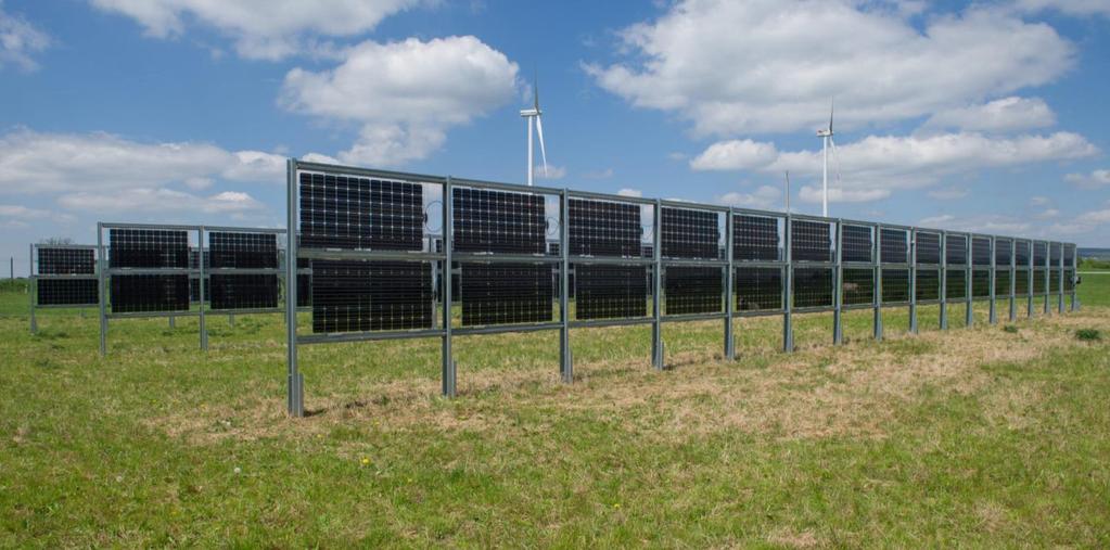 1. System types: grid connected: free field: PV for horizontal