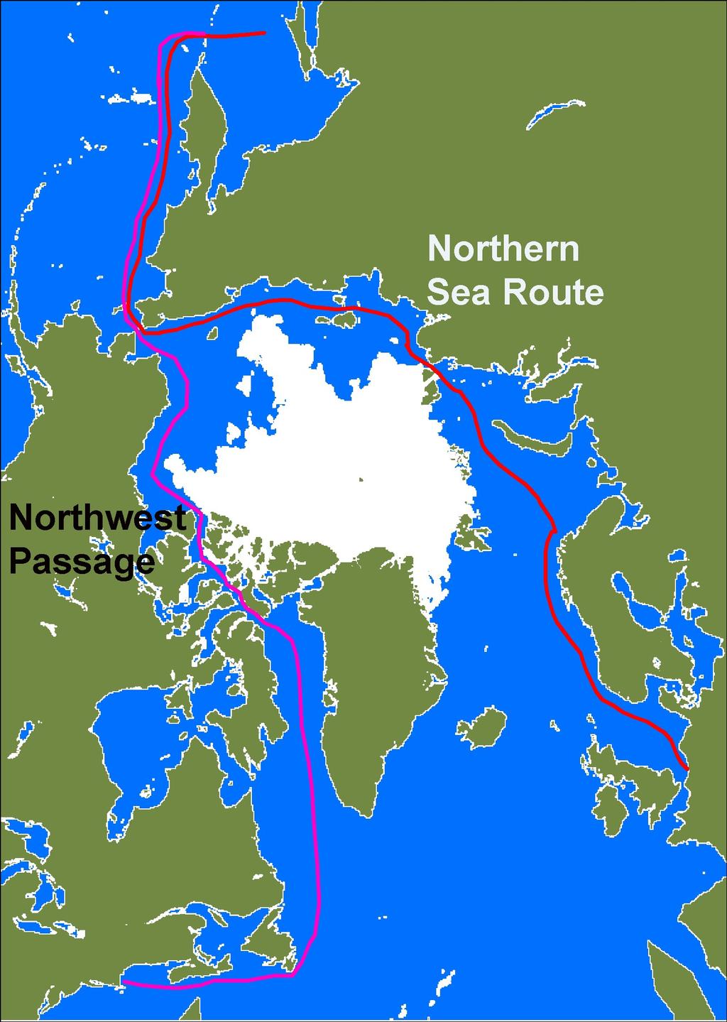 concentraton along the sailing routes This ice map is from 08