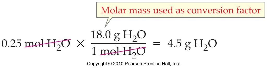 Grams to Moles Calculate the number of moles of sodium ions, Na +, in 5.