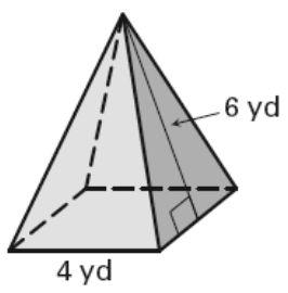 area of each solid.