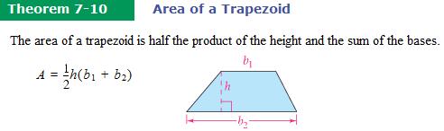 The height of a trapezoid is the perpendicular