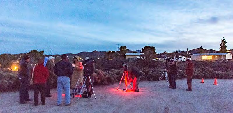 Corbally: A star party was held under partly cloudy skies after the talk with telescopes provided by