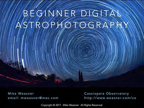taking nighttime astrophotos using digital cameras or