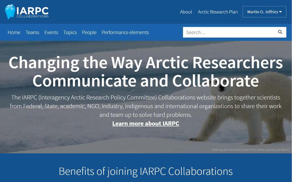 Implementing the Arctic Research Plan IARPC Collaborations