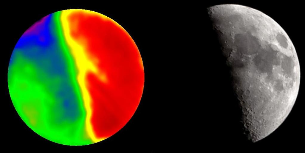 the lunar surface JCMT poor-weather continuum imaging