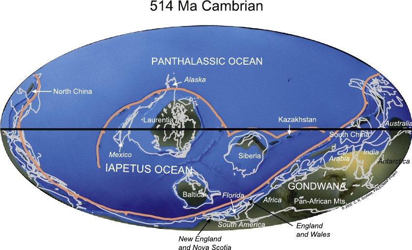 Cambrian period Cambrian map Shipunov (MSU)