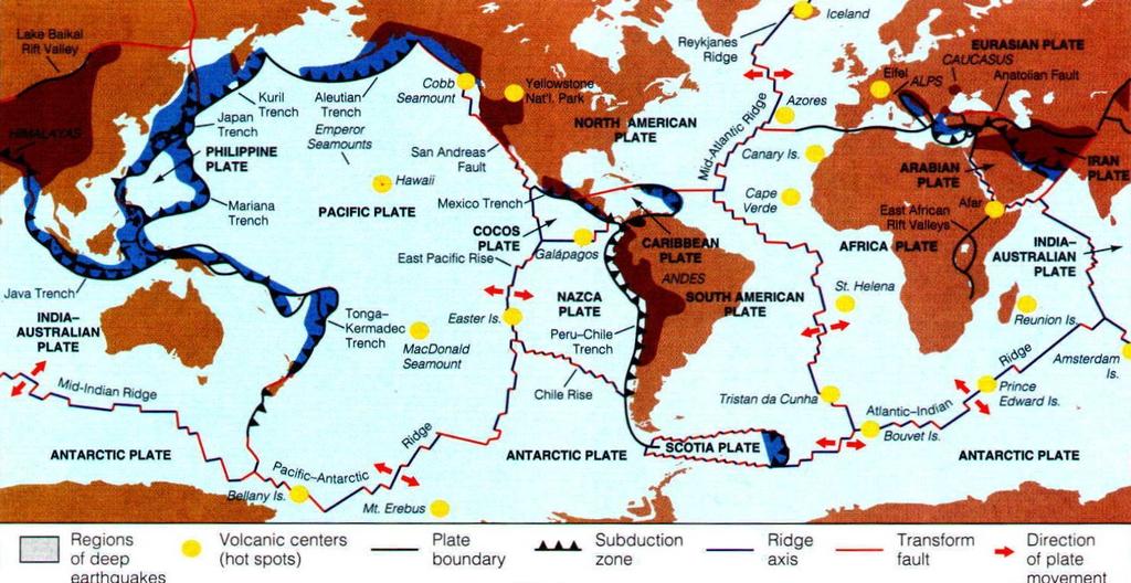 Palaeogeography Plate tectonics What is going on now