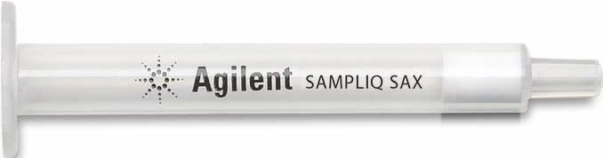 POLYMER Agilent SampliQ SAX cartridges ensure fast, reliable extraction of anionic compounds.