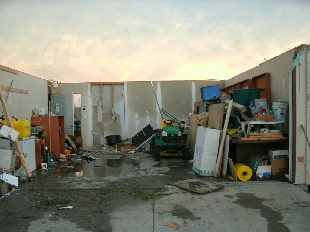 Garage of Destroyed Home