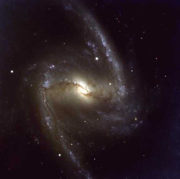 Galaxy NGC 1365 Below: X
