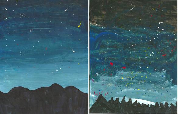 Sample advertisements: Annually: school art contest (winner s art used in half-page ads) A dark skies themed art contest at the local elementary school