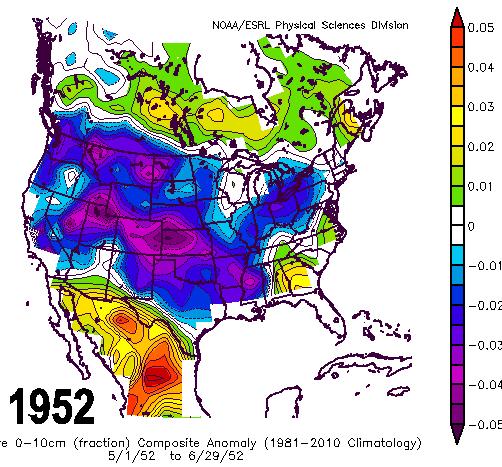 I think 2012 and 2013 are strong candidates, because of the warmth across Canada and 2001 has warmth out west, a good input.