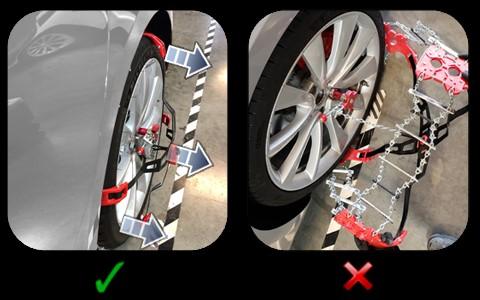 Installing Trak Sport Tire Chains Removal Tips When removing the chains from the tires,
