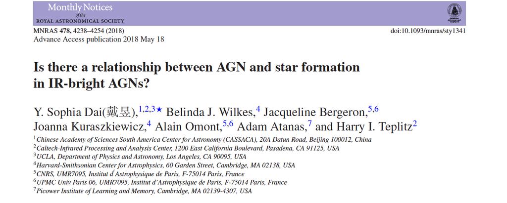 Connection between AGN and Star Formation activities, or not? Y.