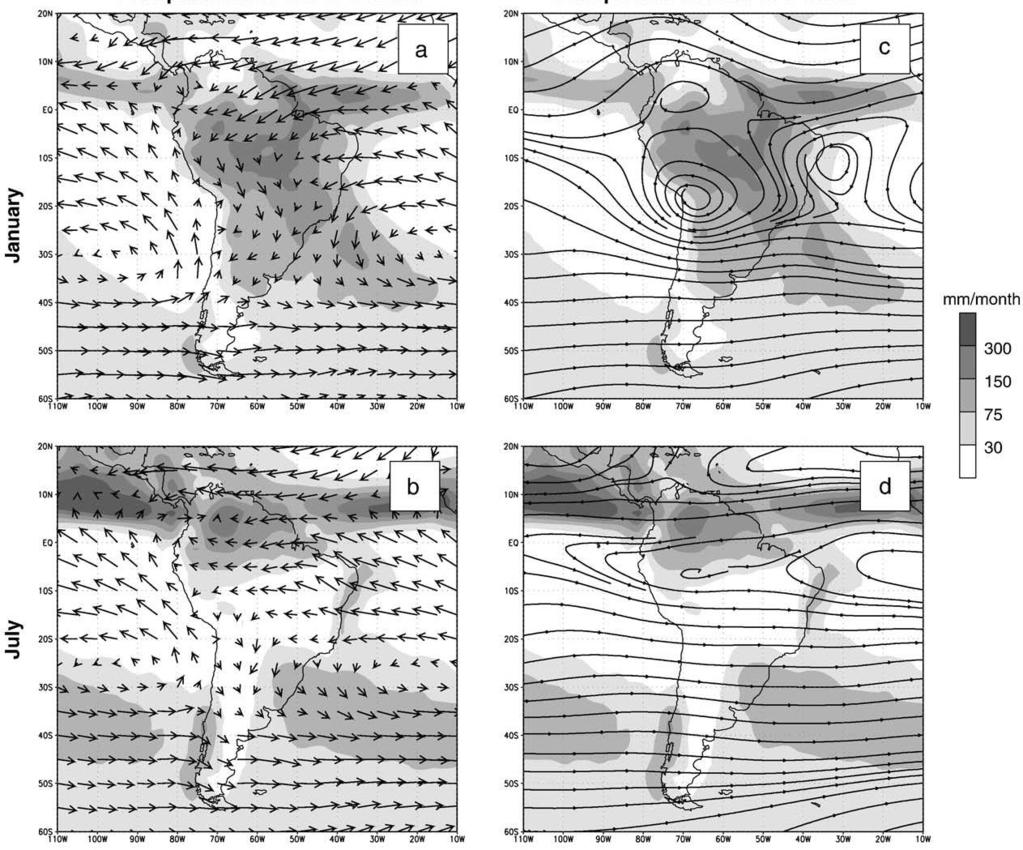 1. DJF REGIONAL ATMOSPHERIC CIRCULATION AND RAINFALL OVER SOUTH AMERICA January 925 hpa January 300 hpa 1 2 3 1.