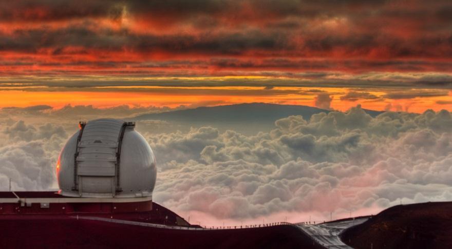A tropical temperature inversion layer is one of many reasons the summit of Mauna Kea is one of the best places to observe the night sky.
