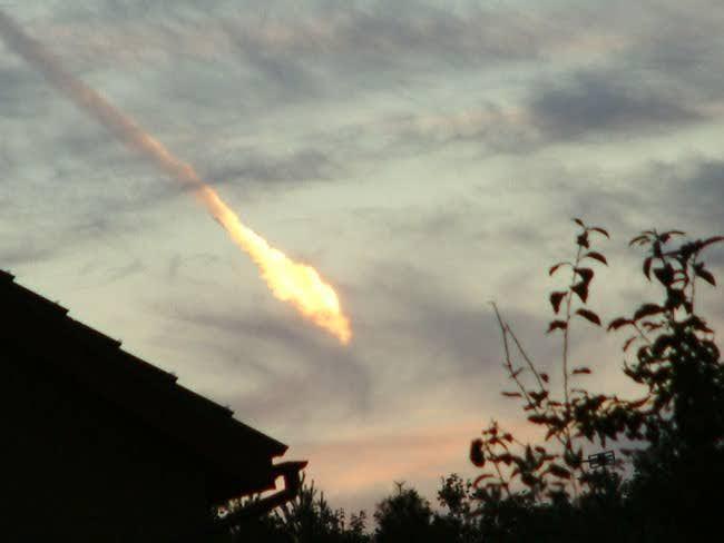 A meteor is a meteoroid that has entered