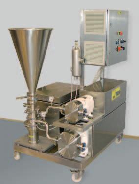 In most cases a single pass operation ensures that even when processing extremely shear sensitive thickeners and gelling agents, the highest viscositiy is achieved.