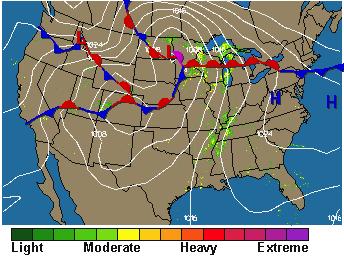 -air masses move at different speeds -one air mass will advance -clashing
