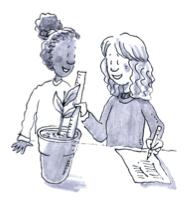 5 52. Sara has agreed to help with her younger sister s science fair experiment. Her sister planted string beans in two pots.