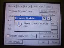 GENERAL MENU: (cont.) 8 0 UPDATE THE FIRMWARE You can easily check the Firmware Version installed on your WR50-13.