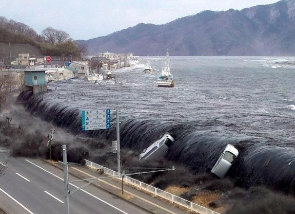 Hazards and Risks of Tsunami Tsunamis are most devastating near the earthquake. They are larger and strike the region soon after the earthquake.