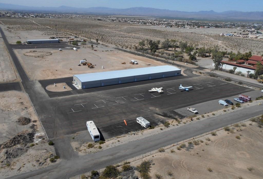In 1965, Slim and Nancy Kidwell touched down in the desert 70 miles south of Las Vegas to scratch out their dream: a town for pilots like them, complete with backyard hangars, a central airstrip and