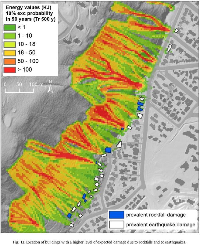 Landslide hazard curves and maps allow a quantitative comparison with the hazard connected with other threats existing in the study area.